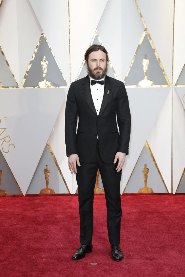 Casey Affleck arrives at the 89th Academy Awards on Sunday, Feb. 26, 2017, at the Dolby Theatre at Hollywood & Highland Center in Hollywood. 