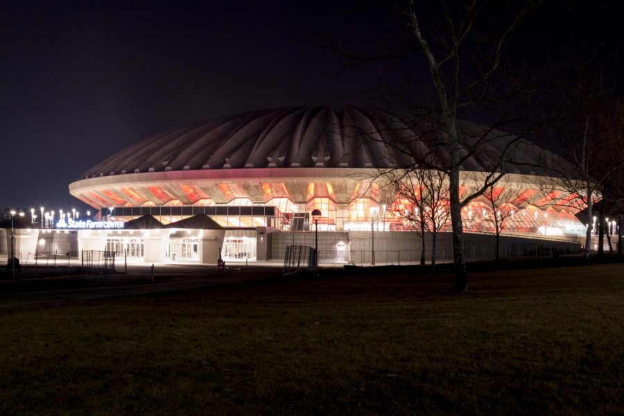Photo of the State Farm Center on Jan. 22, 2017