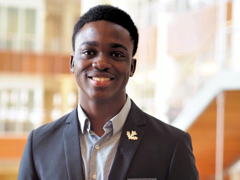 Awele Uwagwu, a sophomore in LAS, flew back to Nigeria when his student visa was terminated due to an overdue balance in his student account. 