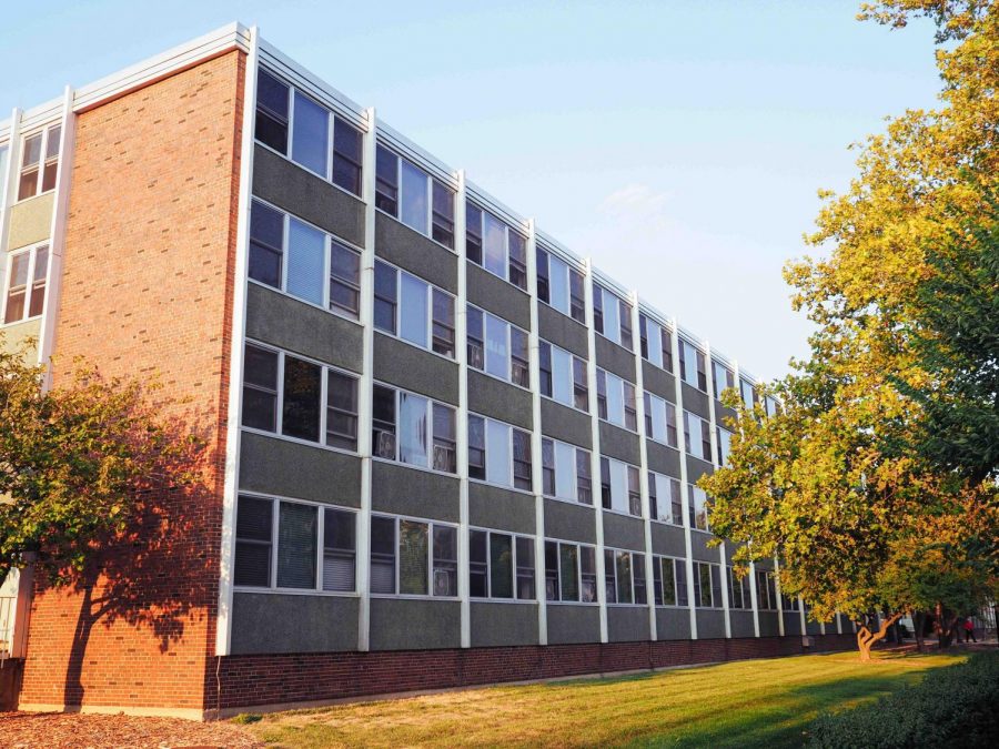 Pennsylvania Avenue Residence hall located on the south side of campus is a popular dorm for freshmen.