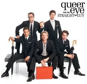 The cover art for the  Queer Eye television show that aired in 2003. 