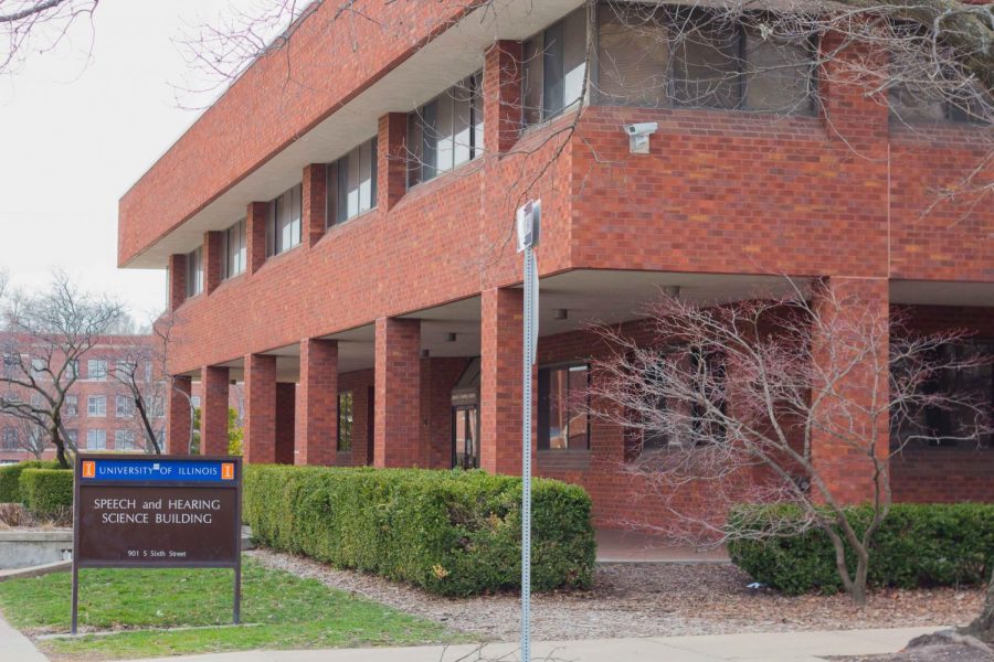 The Department of Speech and Hearing Science at 901 S. Sixth St., Champaign, Illinois. Clarion Mendes and the department help patients of all ages within the community with audio and speech disorders via assessments, tests and therapy.