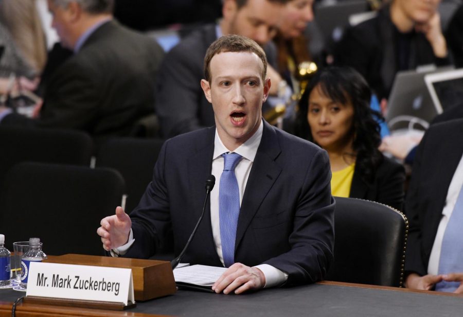 Facebook CEO Mark Zuckerberg testifies before the Senate judiciary and commerce committees on Capitol Hill over social media data breach on April 10 in Washington, D.C. A new film by a University professor analyzes Zuckerbergs changing public persona. 