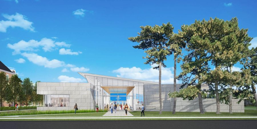 A conceptual drawing of the future Siebel Center for Design. Construction of the center is scheduled for completion by February 2020.