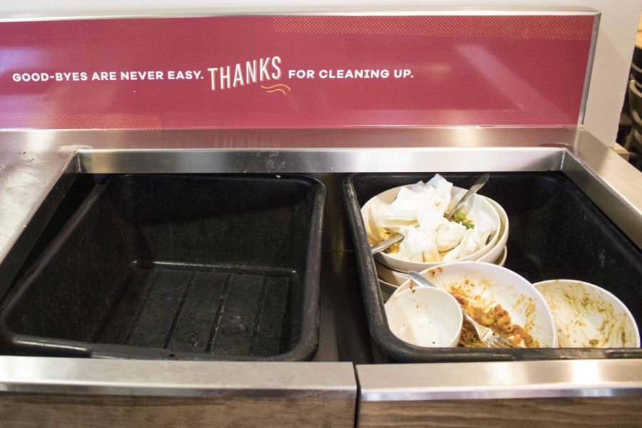 Food waste is commonly found in dining halls and restaurants on campus. A recent study
suggests young adults, ages 18-24, are more likely to waste food due to a lack of awareness.