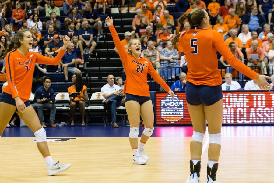 Illinois sets up first conference victory