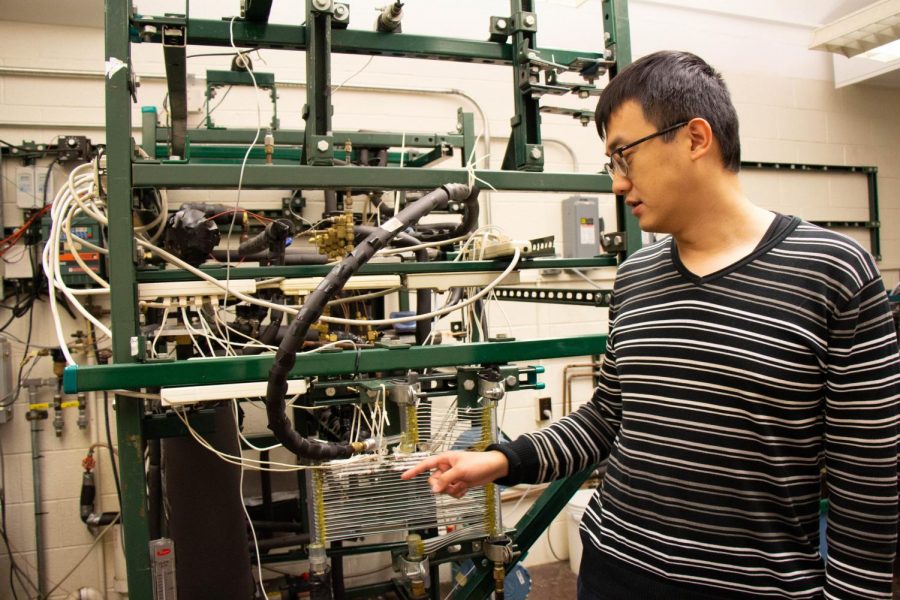 Jun Li, doctoral student in Engineering, focuses his research on air conditioning systems and heat exchanger effectiveness. Li is a recipient of the Mavis Future Faculty Fellowship that helps to prepare students to take faculty positions.
