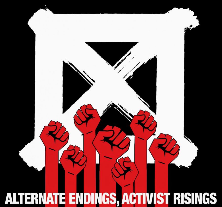 The billboard for “Alternate Endings, Activist Risings.” It is a film produced by Visual Aids, a contemporary art organization, for its 29th Day With(out) Art project. It highlights the prevalent issues surrounding the AIDS pandemic today.