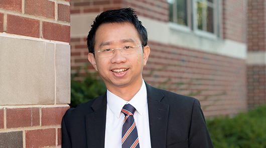 Kevin Tan is an assistant professor in the School of Social Work. He conducted a study that looked at substance use in boys. 