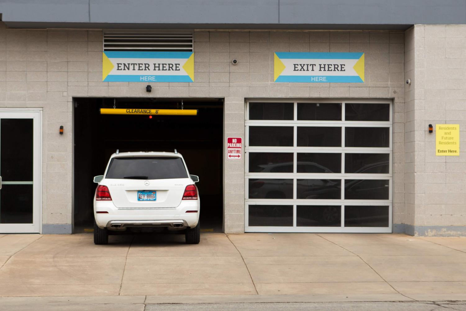 HERE apartment parking garage poses difficulties for residents The