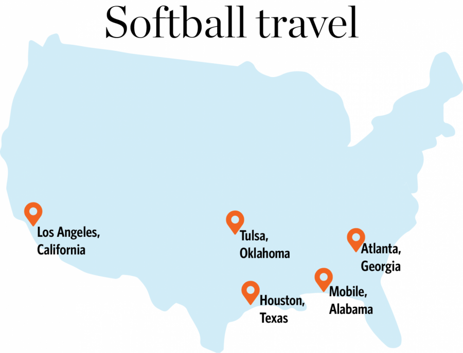 softball map