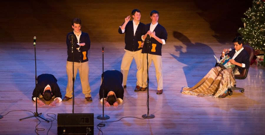 iThe Other Guys perform Twas the Night Before Plots at their Annual Holiday Concert at Foellinger Auditorium on Saturday, Dec. 1, 2012.