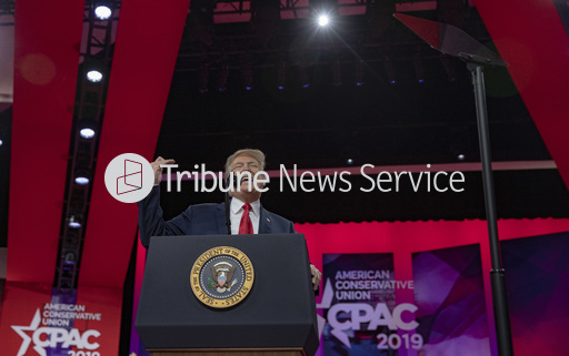 U.S. President Donald Trump speaks during CPAC 2019 on March 02, 2019 in National Harbor, Maryland. The American Conservative Union hosts the annual Conservative Political Action Conference to discuss conservative agenda.