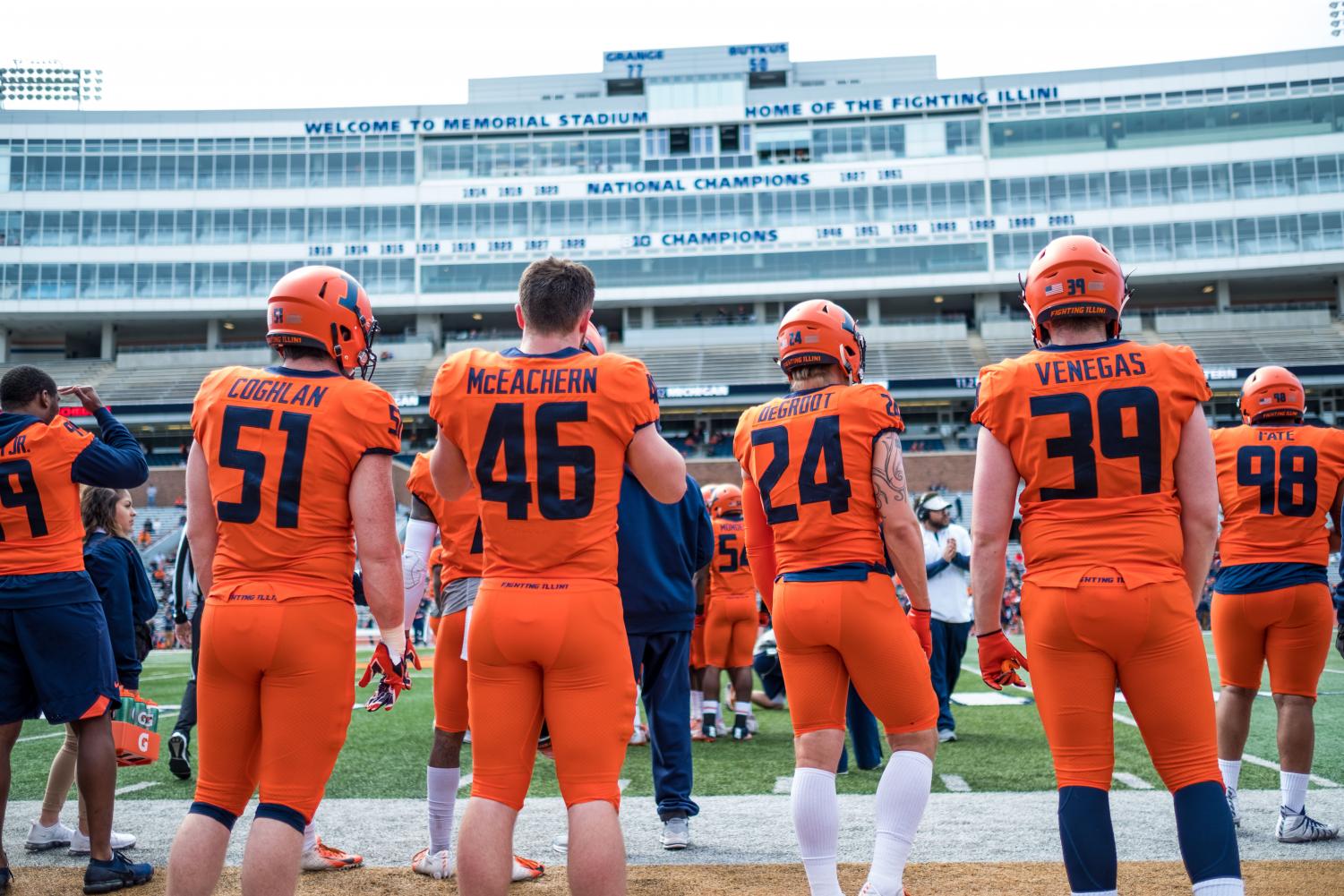 Illinois football program ends Camp Rantoul, plans to train on campus