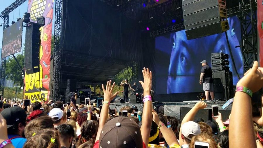 Joji performs during Lollapalooza on Aug. 4. A former internet personality, the 26-year-old recently reached platinum for his hit single, “SLOW DANCING IN THE DARK.