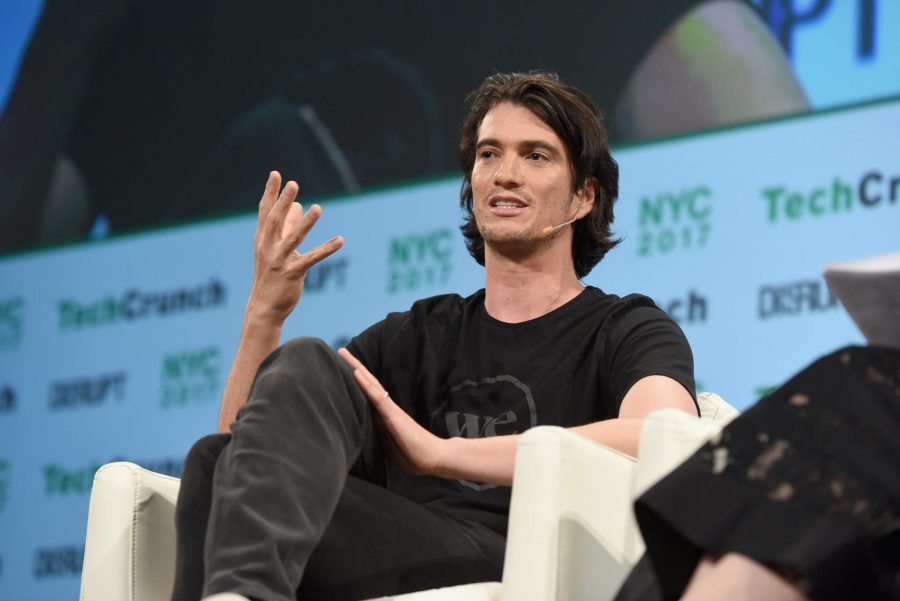 Co-Founder and CEO of WeWork Adam Neumann onstage during TechCrunch Disrupt NY 2017 at Pier 36 on May 15, 2017 in New York City. (Photo by Noam Galai/Getty Images for TechCrunch)
