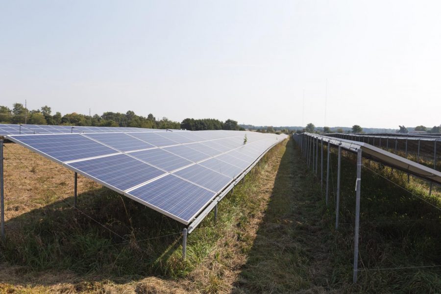 The Solar Power Panel Farm near First Street and Windsor Road has been in operation since December 2015. The University has recently agreed to a contract on creating a new solar farm.