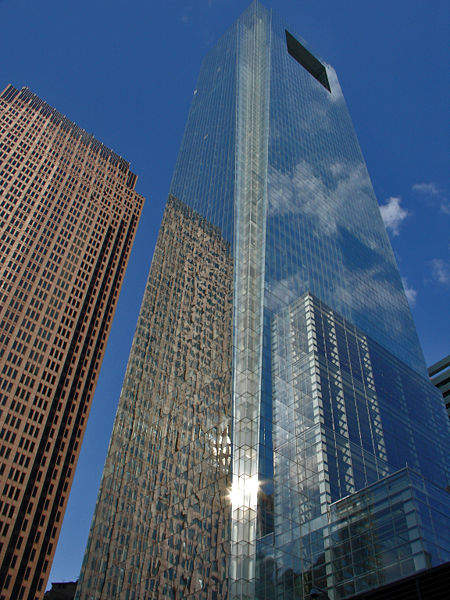 The headquarters of Comcast photographed in 2008.