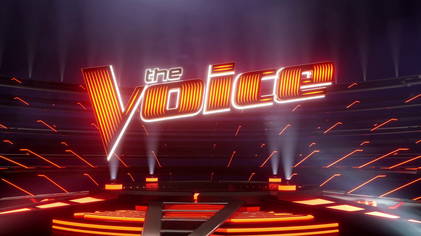 Title card of The Voice (U.S.) 