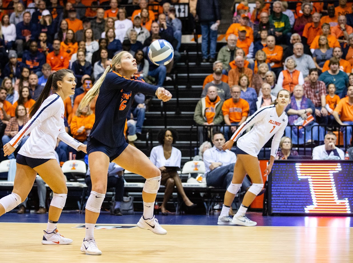 Illinois volleyball prepares to face Maryland and Ohio State on the