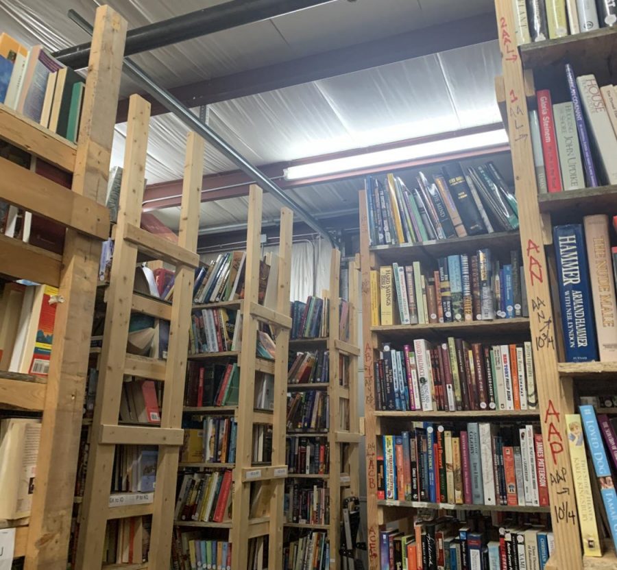 Books lay on display at Orphans Treasure Box Book Store on Monday. Orphan Treasure Box Book Store is a nonprofit organization that helps orphans and vulnerable children throughout the global and local community.