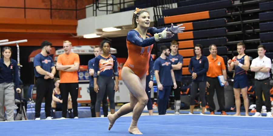 Womens gymnastics bests first ranked opponent of season