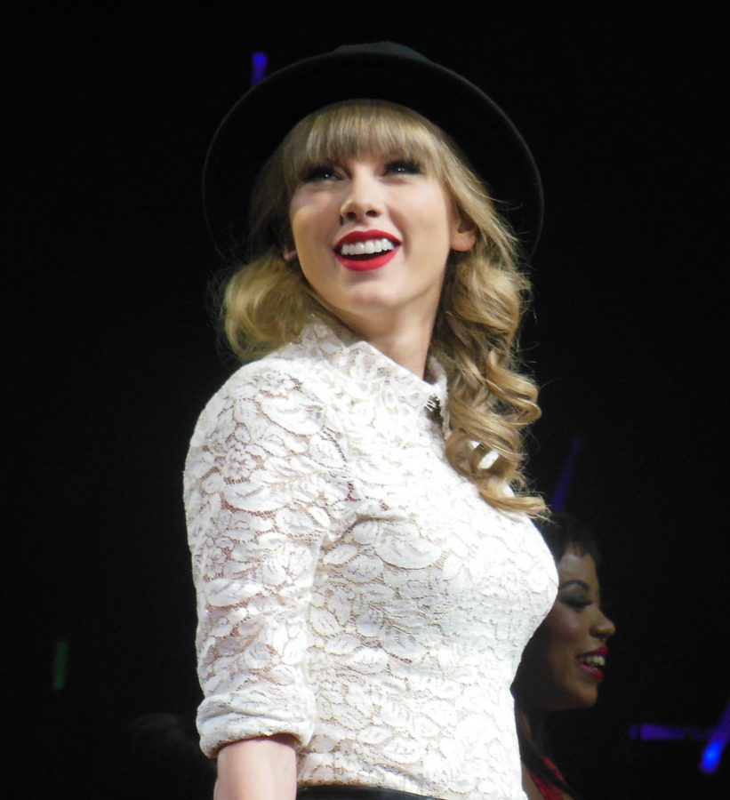 Taylor Swift during her RED tour in 2013.