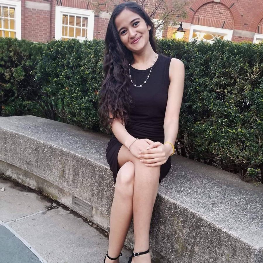Senior Sudasharna Rao poses for a photo on the University of Illinois campus on May 4, 2019.