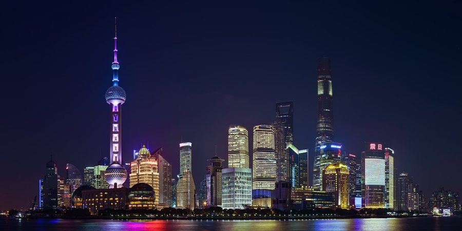 Shanghais+skyline+glows+brightly+in+the+night+on+Nov.+20%2C+2017.++Some+international+students+like+Henry+Pang+have+been+unable+to+return+to+their+home+countries+during+the+coronavirus+pandemic.