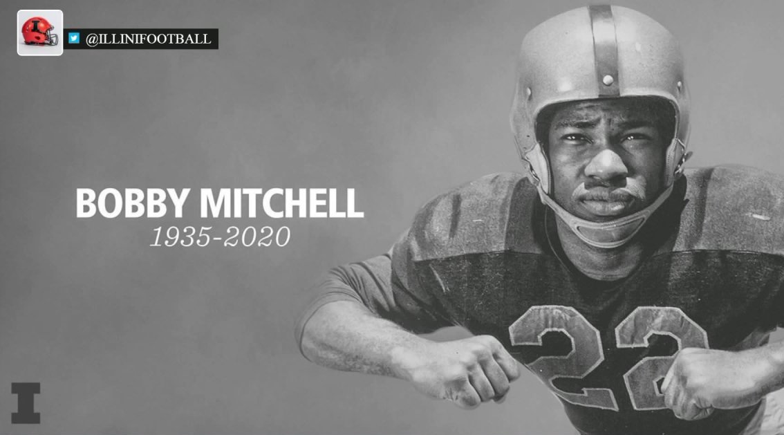 Pro Football Hall of Famer Bobby Mitchell, who starred for Browns