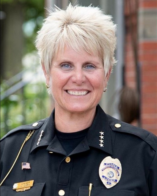 Alice Cary. the newly appointed Illinois Chief of Police, poses for a portrait.