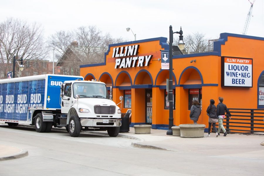 The Illini Pantry store sits on 6th Street on March 6.