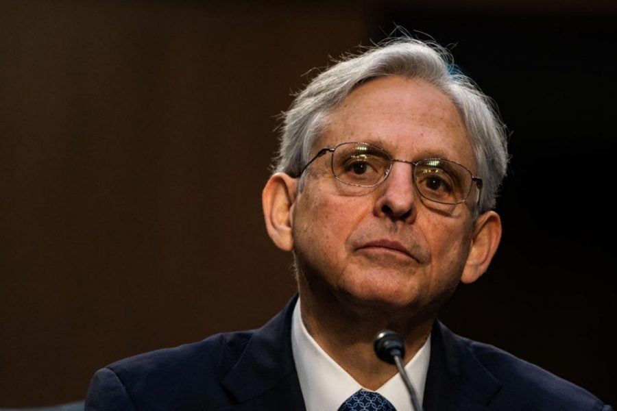 U.S. Attorney General nominee Merrick Garland speaks during his confirmation hearing in the Senate Judiciary Committee on Capitol Hill on Monday. If confirmed, Garland could decide to investigate the events of Jan. 6..