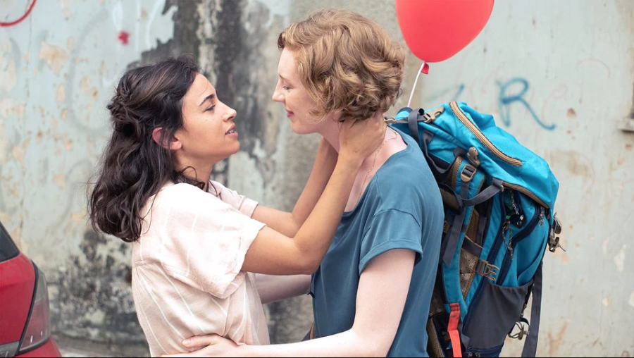 Luise Wolfram and Moran Rosenblatt star in “Kiss Me Kosher.” The film was released on Sept. 10. The film goes over cultural and historical differences of an Israeli woman marrying outside of her religion.
