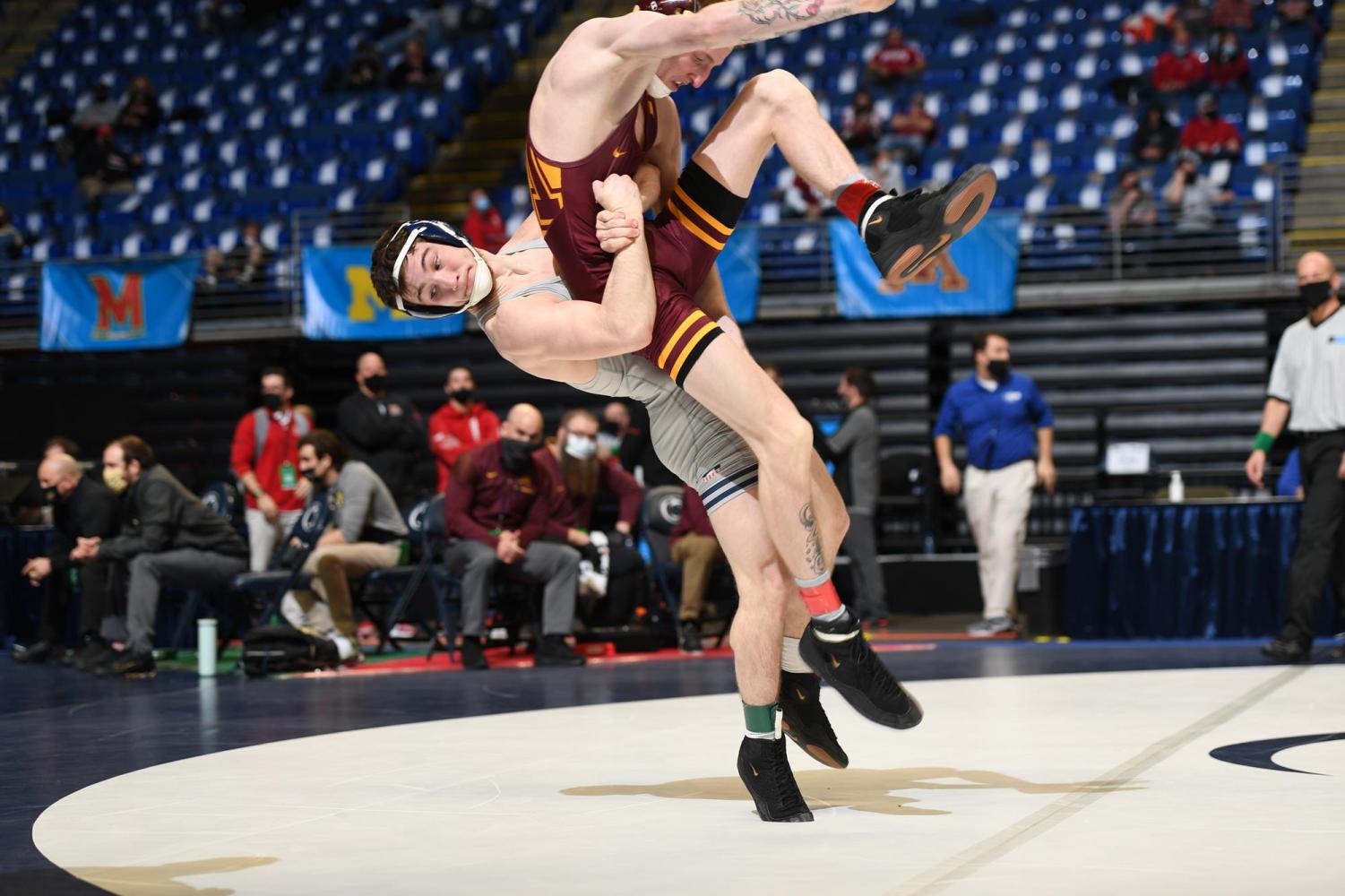 Byrd continues family wrestling legacy, places fifth in NCAA 