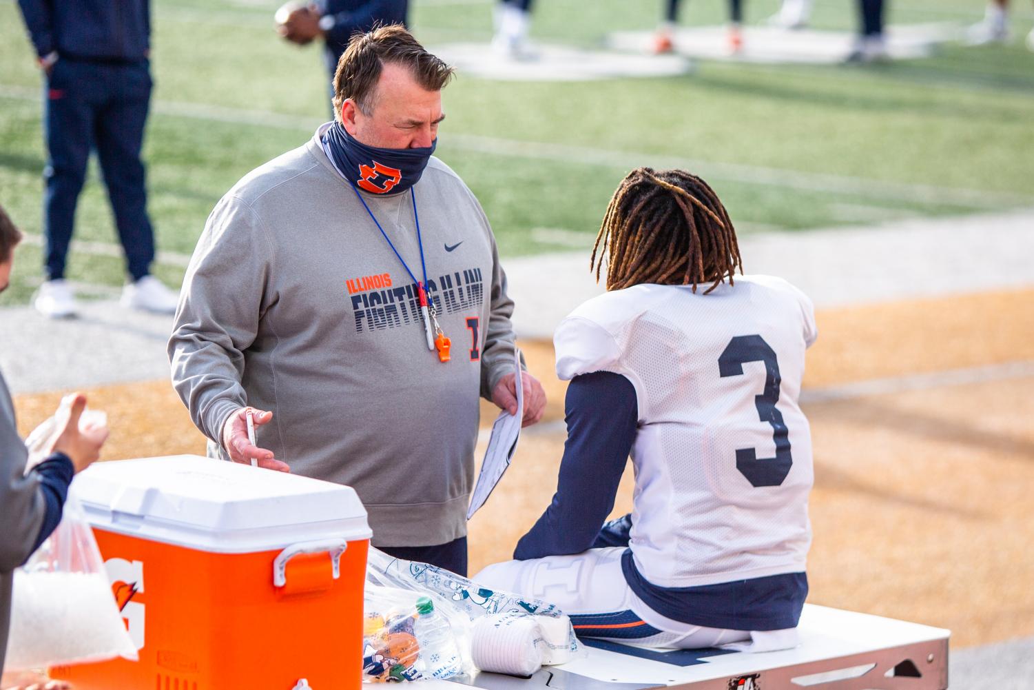 Illini football training camp: outside linebacker Seth Coleman