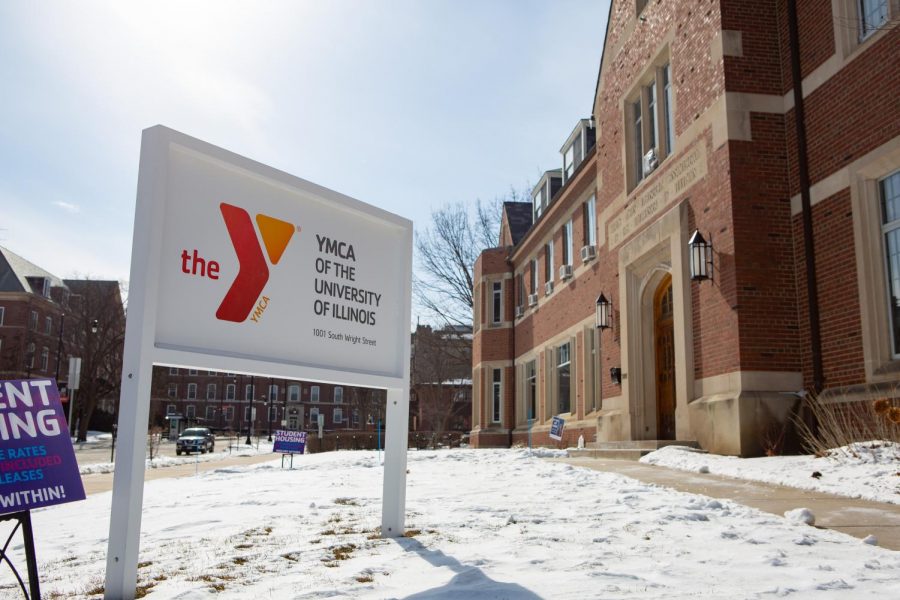 The+YMCA+of+the+University+of+Illinois+sits+quietly+at+1001+S+Wright+St%2C+Champaign+on+a+sunny+day.+The+YMCA+recently+held+its+annual+Stand+Against+Racism+campaign+on+their+Facebook+page+in+a+series+of+online+presentations.