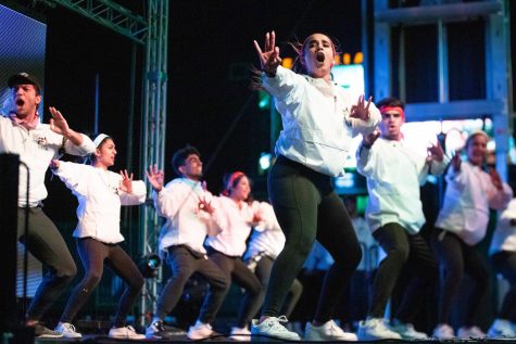 Students show off their moves at Urbanite Dance Showcase on May 1.  Joining groups allows you to figure out where your place at the university is.