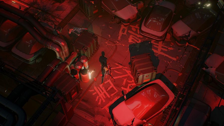Gameplay+from+the+video+game+RUINER+is+shown+above.+The+game+was+released+on+Sept.+26%2C+2017.