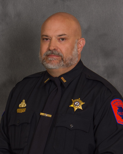 Lieutenant Aaron Landers poses for his Lieutenant picture. Lieutenant Aaron Landers died from injuries sustained in a vehicle-versus-motorcycle crash Sunday in Champaign.