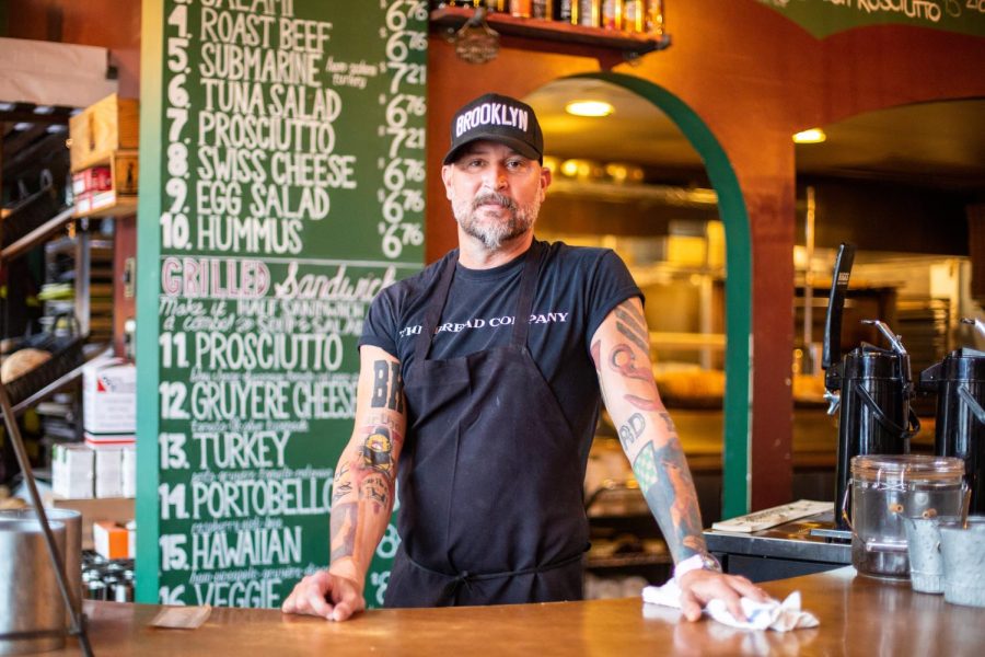 Derrick Aikman, owner of The Bread Company, doesn’t mind if he’s recognized for his position and just wants to make sure his business runs smoothly in the nurturing working environment he created. 