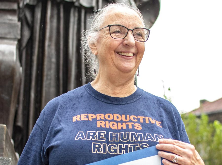 Cloydia Hill Larimore is a local activist who attended this years CU Women’s March and has been protesting for women’s rights in the community since she was a teenager. 