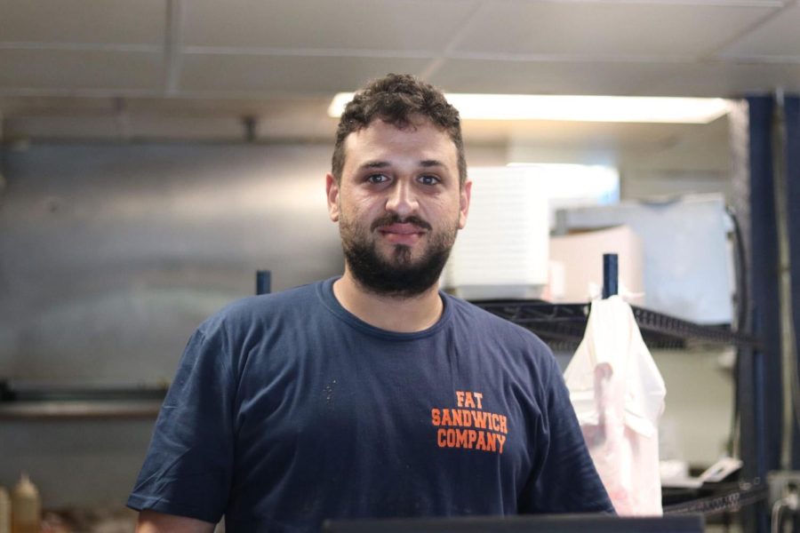 Ayden Alwani is the owner of Fat Sandwich and makes sure everything is running smoothly throughout the restaurant. 