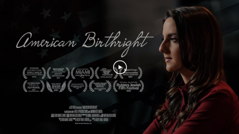 The movie poster for American Birthright is shown above. The film is being shown at JCC Chicago’s annual Jewish Film Festival, which starts Nov. 5. 