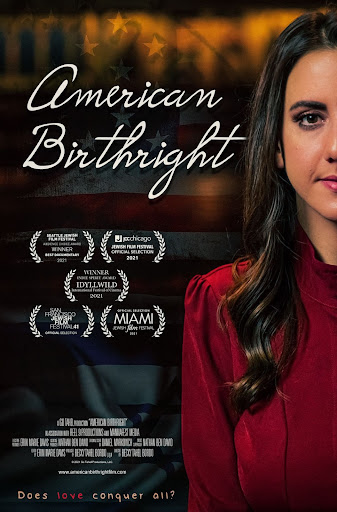 The movie poster for American Birthright is shown above. The film is being shown at JCC Chicago’s annual Jewish Film Festival, which starts Nov. 5. 