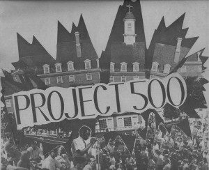 The front cover of Walrus, a student-run publication from the 60s. The Special Educational Opportunities Project, also known as Project 500, recruited students from underrepresented populations, and its implementation received mixed criticism from the student body.