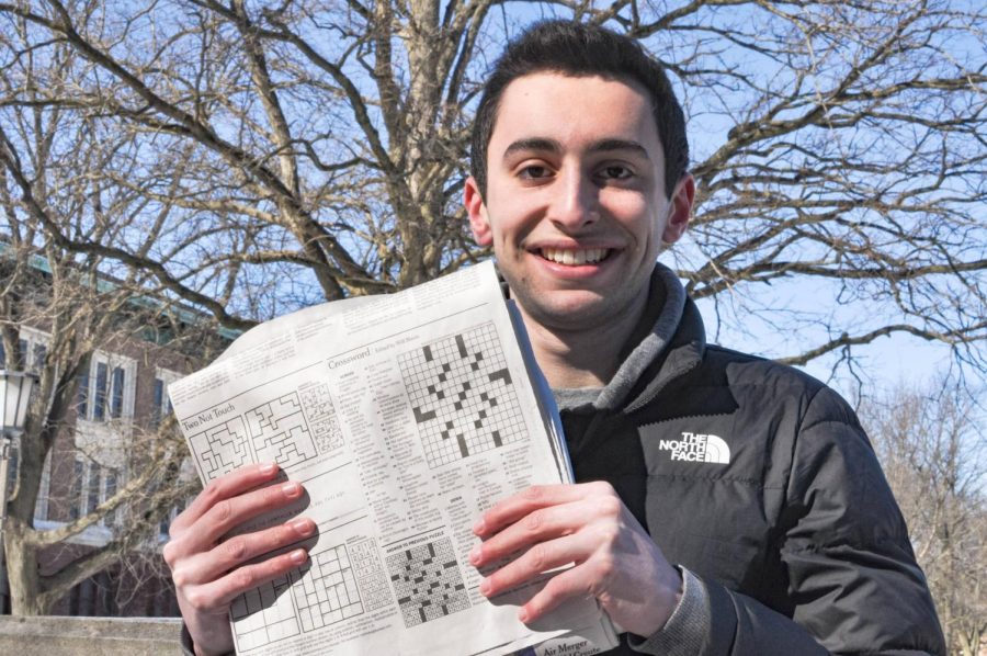 Adam Aaronson, junior in engineering, talks about his passion with crossword puzzles and having a few of his own published in The New York Times and other publications. 