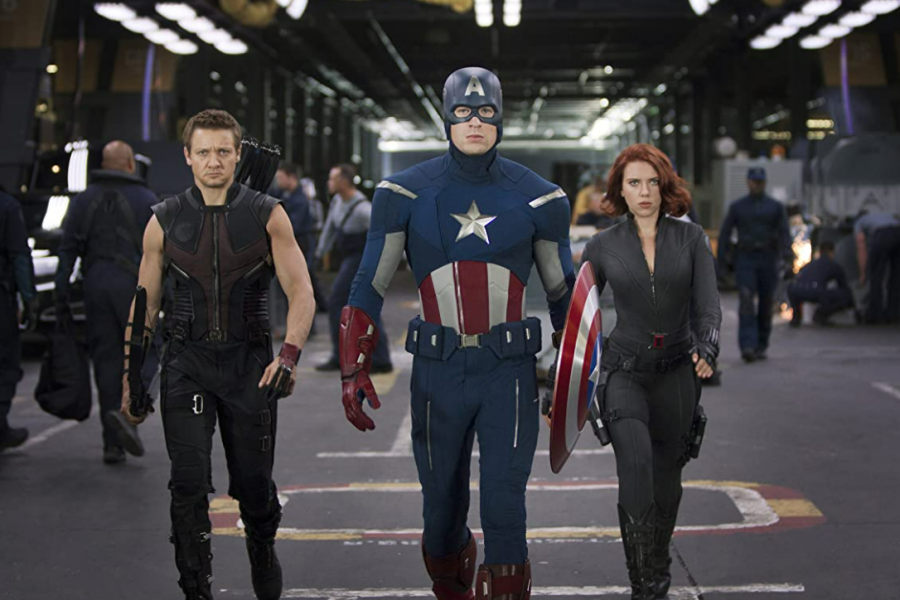 Chris Evans, Jeremy Renner, and Scarlett Johansson star in The Avengers from 2012. Senior columnist Andrew Prozorovsky believes that superhero films lack strong messages to its viewers. 