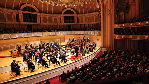 The Chicago Symphony Orchestra performed at Krannert Center for Performing Arts on Thursday. Krannert Center was able to have the first show completely sold out since with this being their first since reopening.