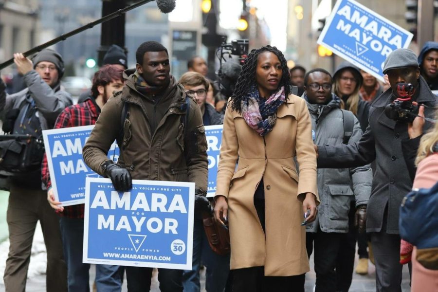 Amara Enyia worked for The Daily Illini as a reporter, development editor and editor-in-chief, and has run for mayor of Chicago in 2019. 